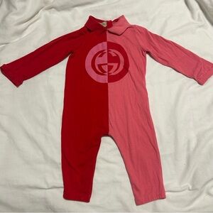 Red & Pink Gucci One Piece